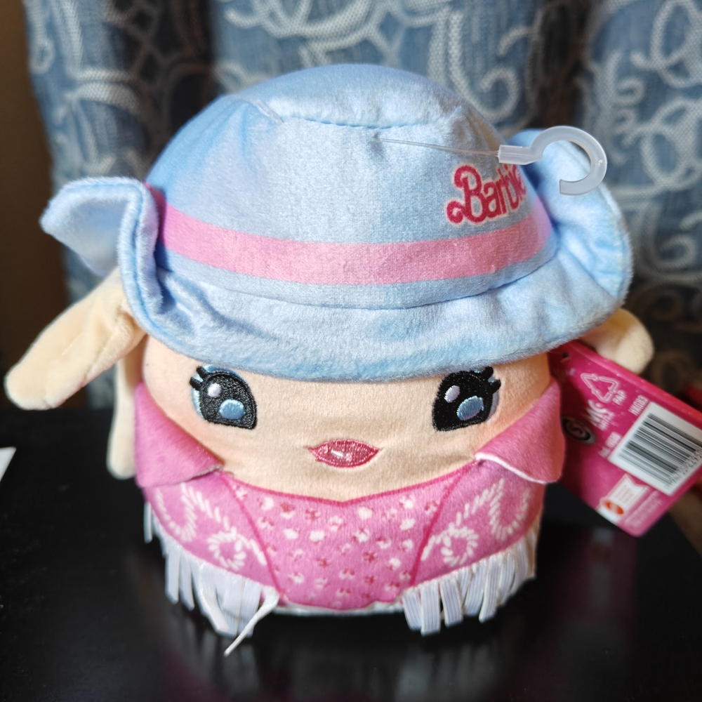 Barbie Cuutopia Cowgirl Plush Western Stampin Fringe Mattel 11" NWT